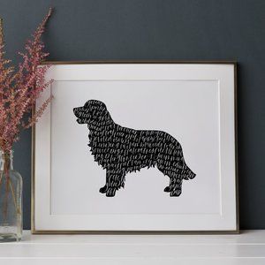 Golden Retriever Word Art